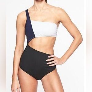 COPY - Athleta Mod Block Cutout One Piece Swimsuit Sz S